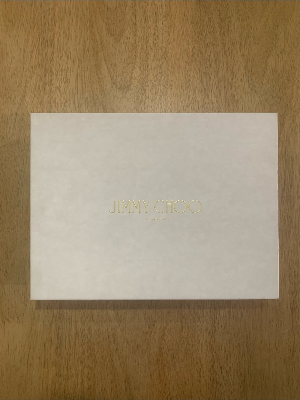 Medium Jimmy Choo Gift box gold and white